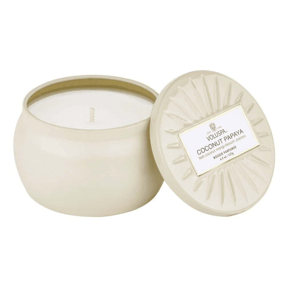 Mini Vela Lata 25h Coconut Papaya - Voluspa
