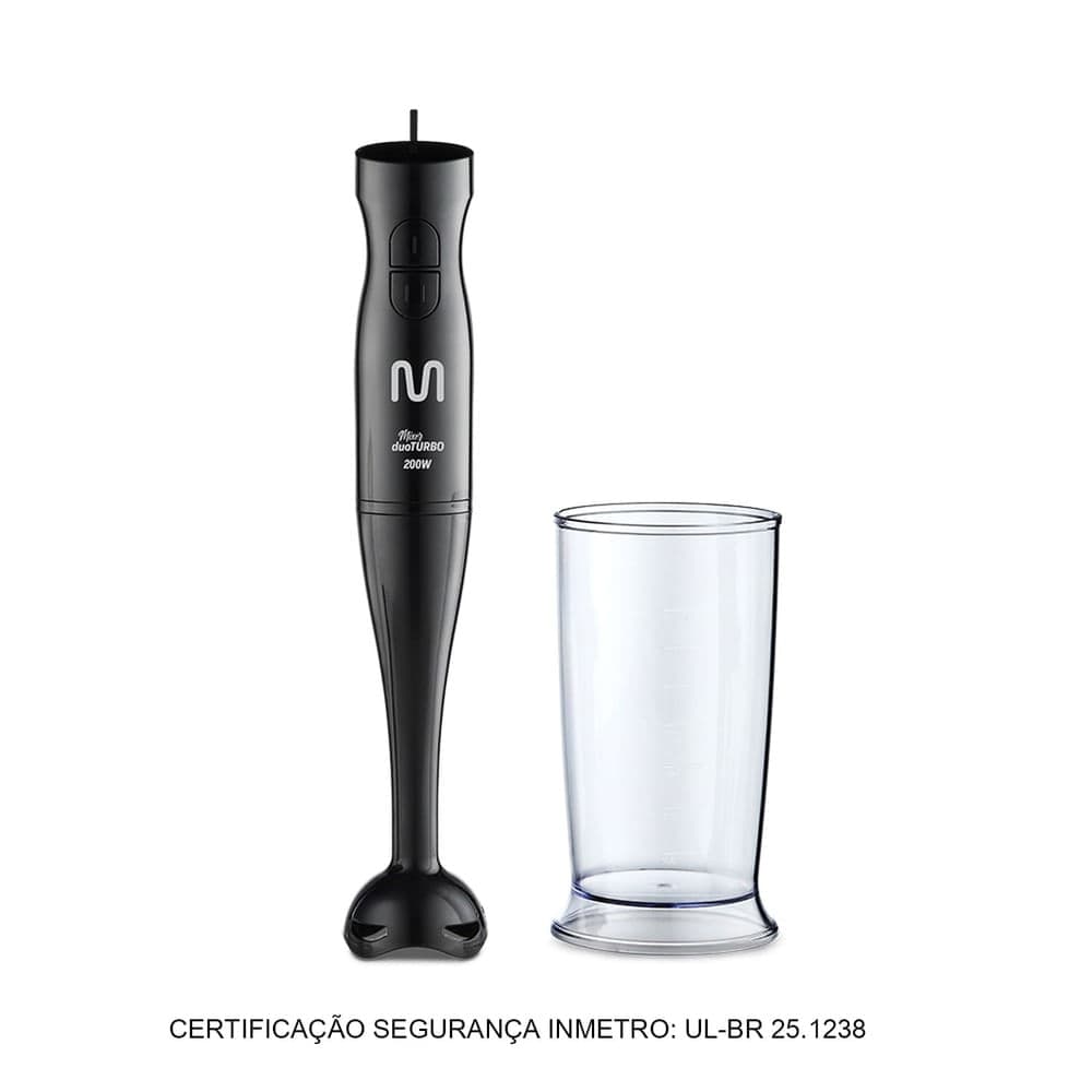 Mixer Duo Turbo 200w Preto GO017/GO018 - Multi