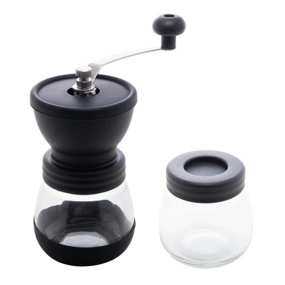 Moedor de Café Manual com Porta Pó Preto - Lyor