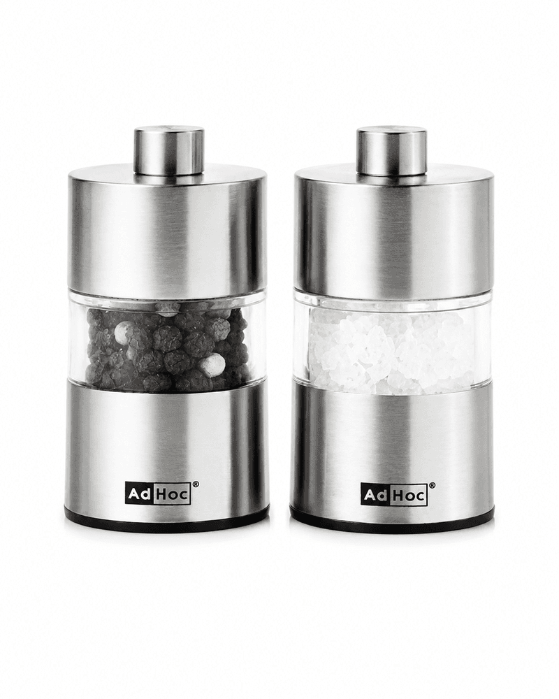 Moedor Pimenta Sal Inox Acrilico L 6,2 Cm Classic