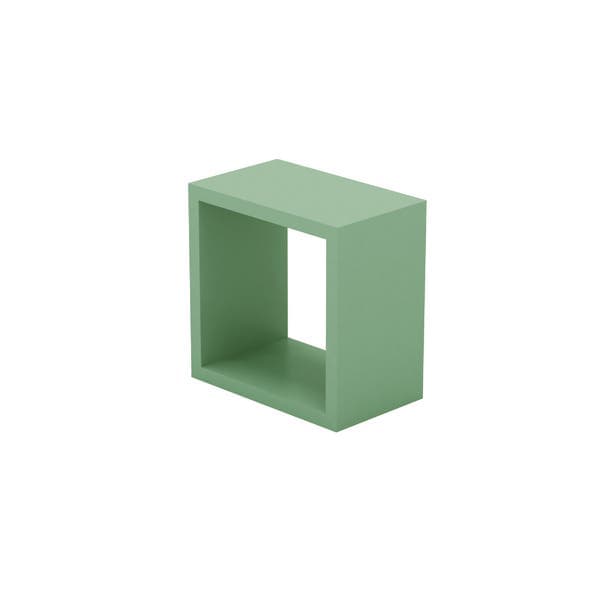 Nicho de Madeira MDF 25x25x15cm Verde Montfácil