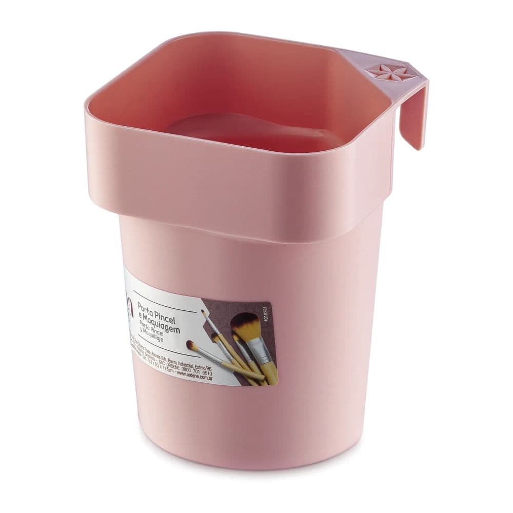 Organizador de Maquiagem Rosa - Ordene