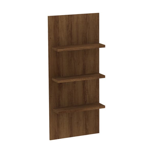 Painel com Prateleiras 54,2x123x16,5cm Nogueira Dourado