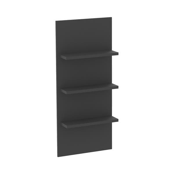 Painel com Prateleiras 54,2x123x16,5cm Preto TXT Jade Suprema