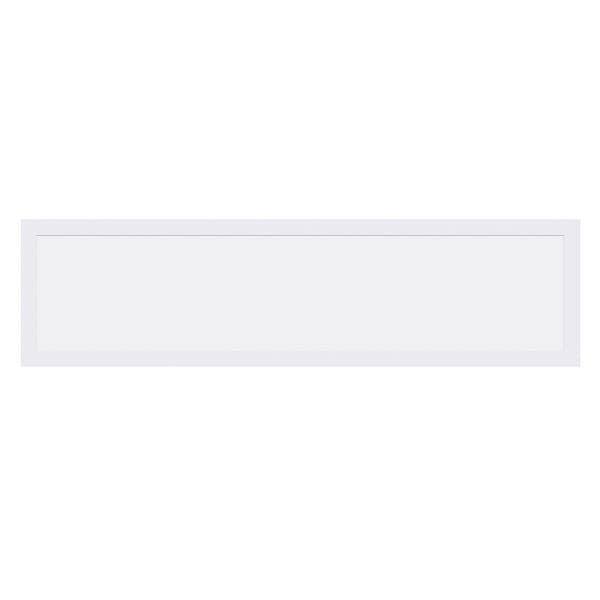 Painel de Led Embutir Retangular Luz Amarela 50W 31X124,5cm Branco Bivolt