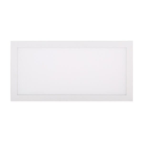 Painel de Led Embutir Retangular Luz Neutra 30W Blumenau Iluminação 3,4x30,9x62cm Branco Bivolt