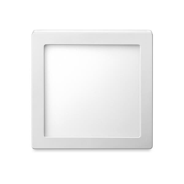 Painel de Led Sobrepor Quadrado Luz Branca 18W Elgin 23x23cm Branco Bivolt