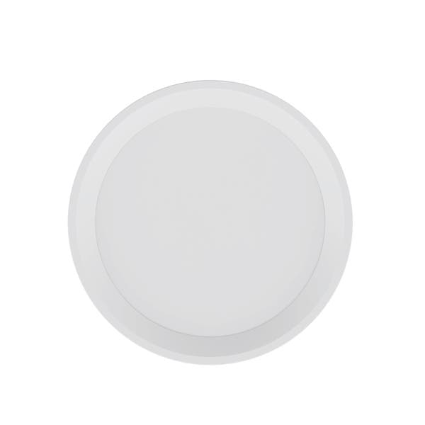 Painel de Led Sobrepor Redondo Borda Recuada Luz 3 em 1 20W Inspire 27cm Branco Bivolt