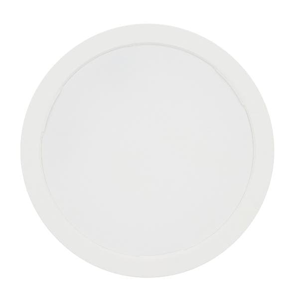 Painel de Led Sobrepor Redondo Luz Amarela 18W Elgin 23x26cm Branco Bivolt