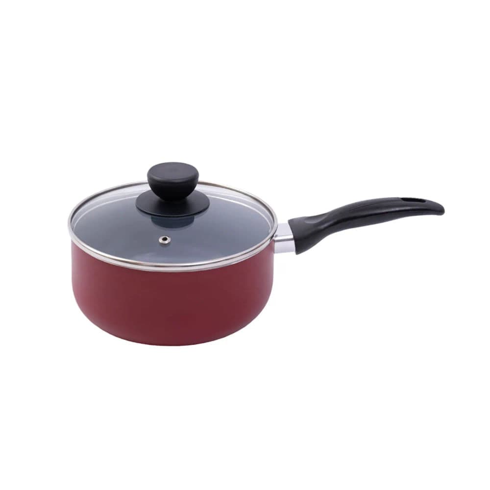 Panela Antiaderente 18cm Vermelha - Oikos
