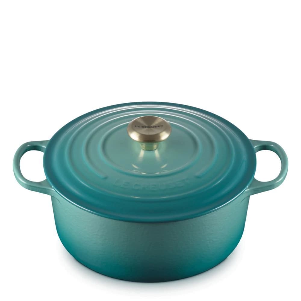 Panela de Ferro Le Creuset Signature Bleu Riviera 26cm