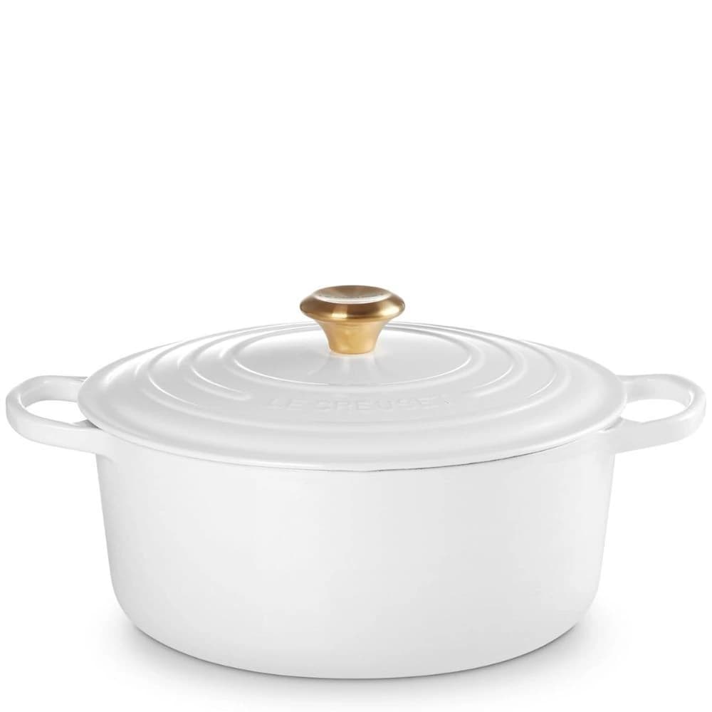 Panela de Ferro Le Creuset Signature Branca 28cm