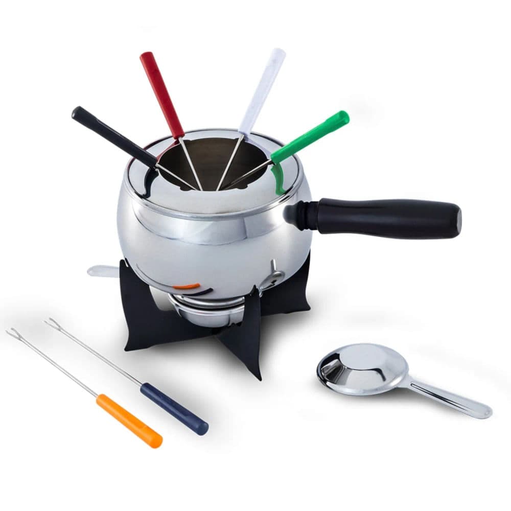 Panela de Fondue 11 Peças Inox - Brinox