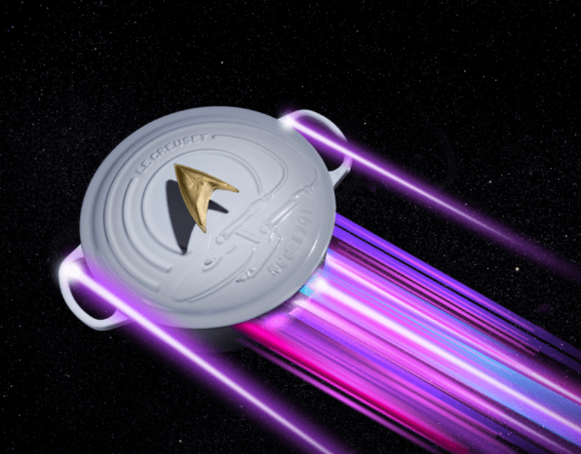 Panela Redonda Signature Enterprise Pegador de Ferro Starfleet Star Trek