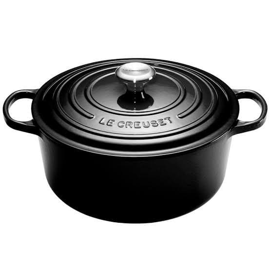 Panela Redonda Signature Le Creuset Black Onix