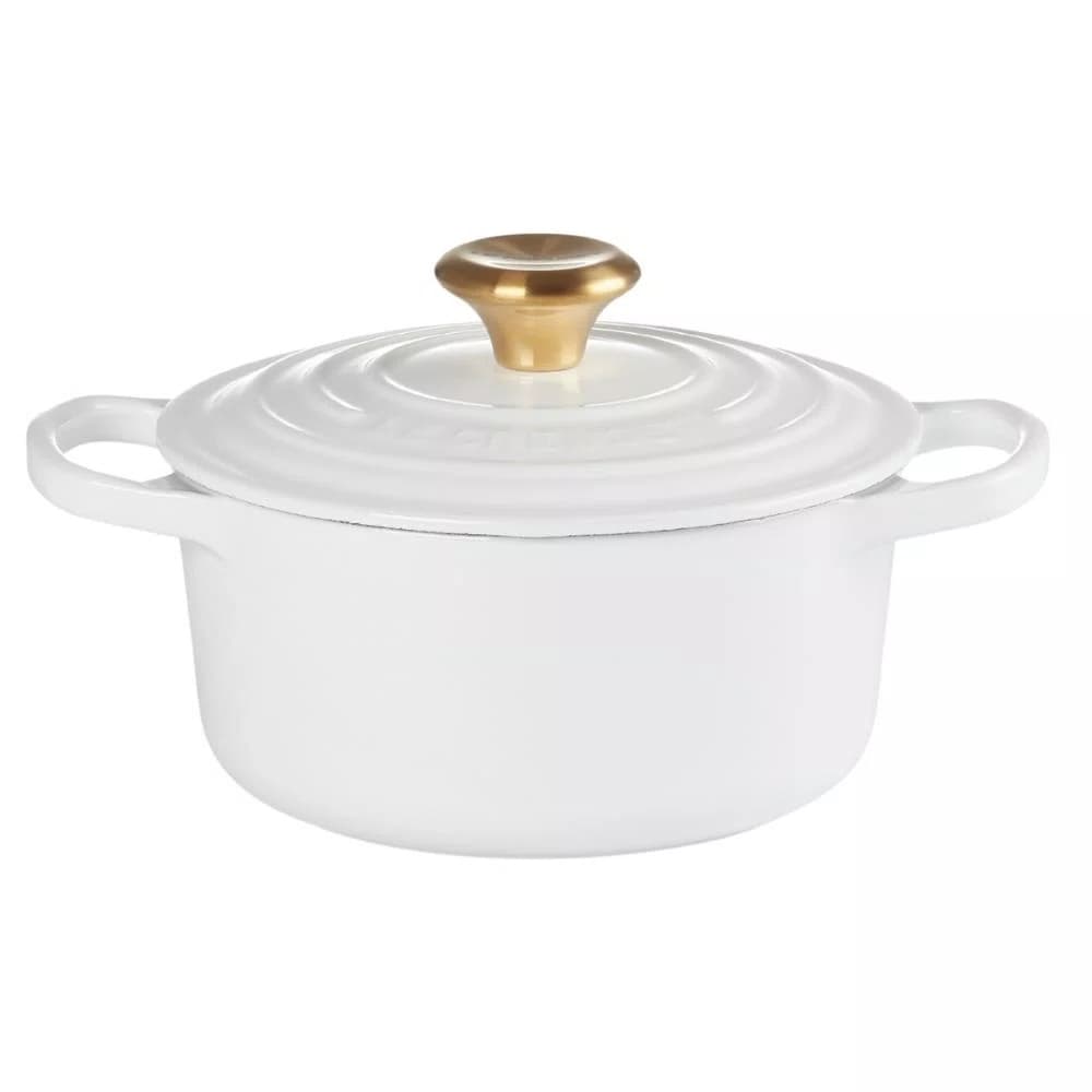 Panela Redonda Signature Le Creuset Branco 16 cm