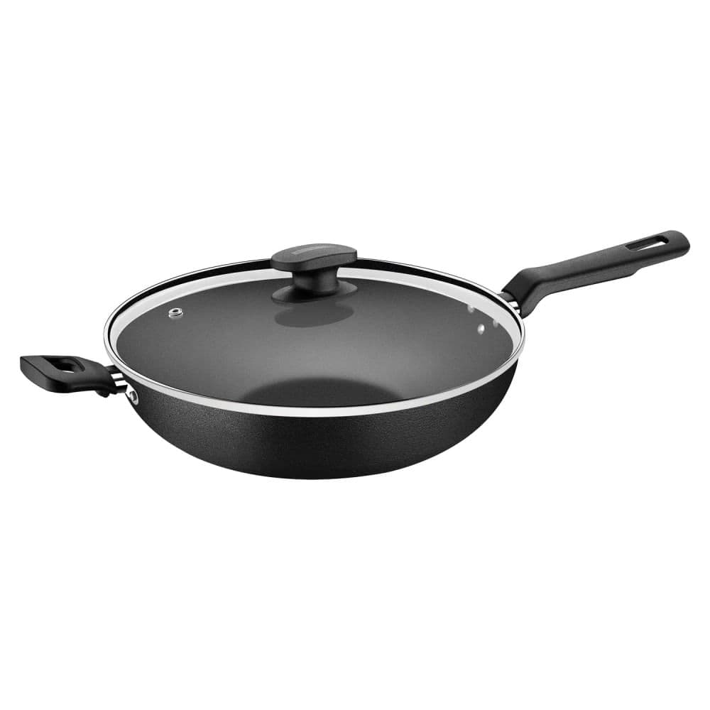 Panela Wok Loreto Com Tampa 28cm 3,3L Grafite - Tramontina