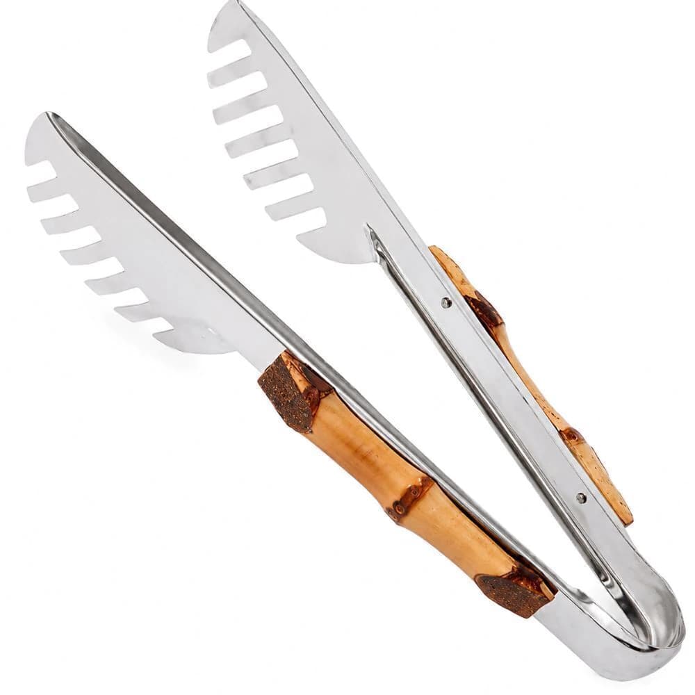 Pegador de Massas de Bambu e Aço Inox 21cm