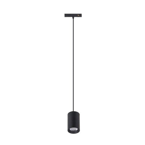 Pendente para Trilho Magnético de Alumínio Com Led Amarelo Mini Gaya Preto 24V 3,5cm
