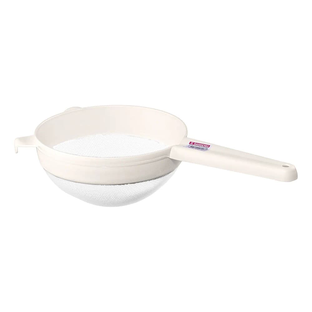 Peneira de Plástico 18,5cm Branca - Sanremo