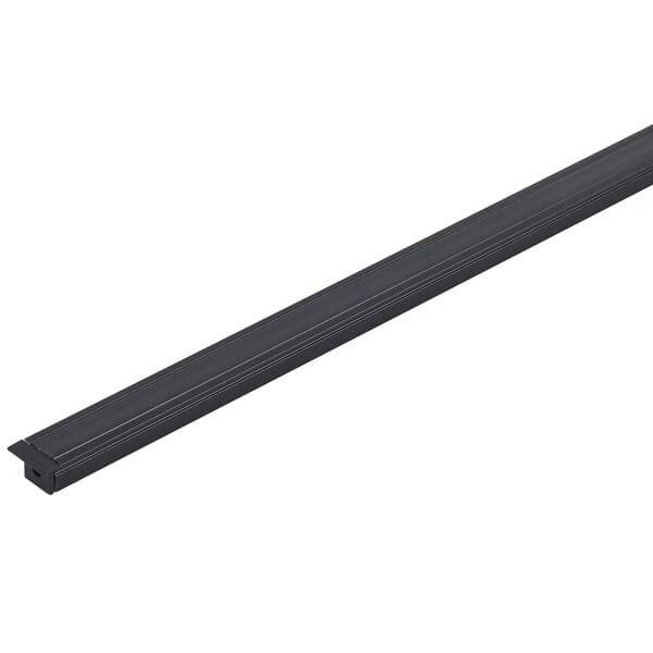 Perfil Baby Preto 8mm 1m de Embutir Gaya