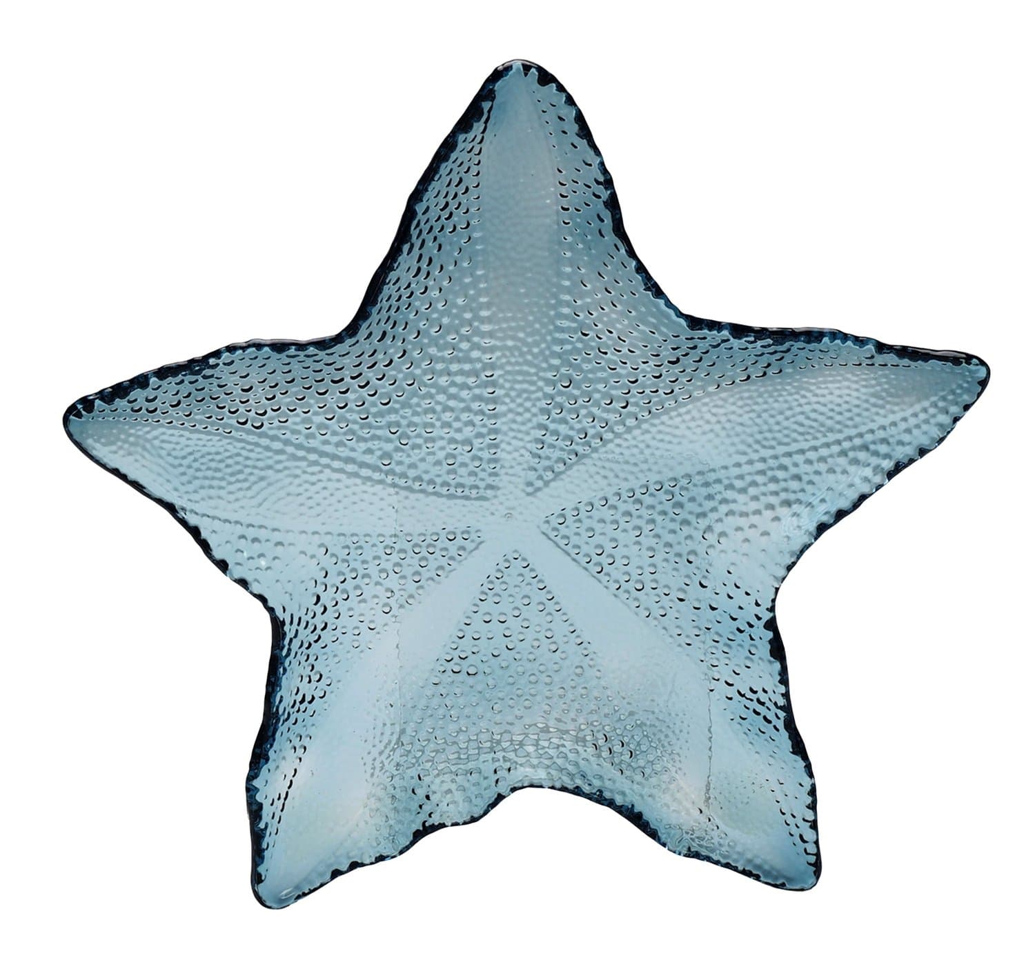 Petisqueira Acrílico Média Estrela Azul 28 cm