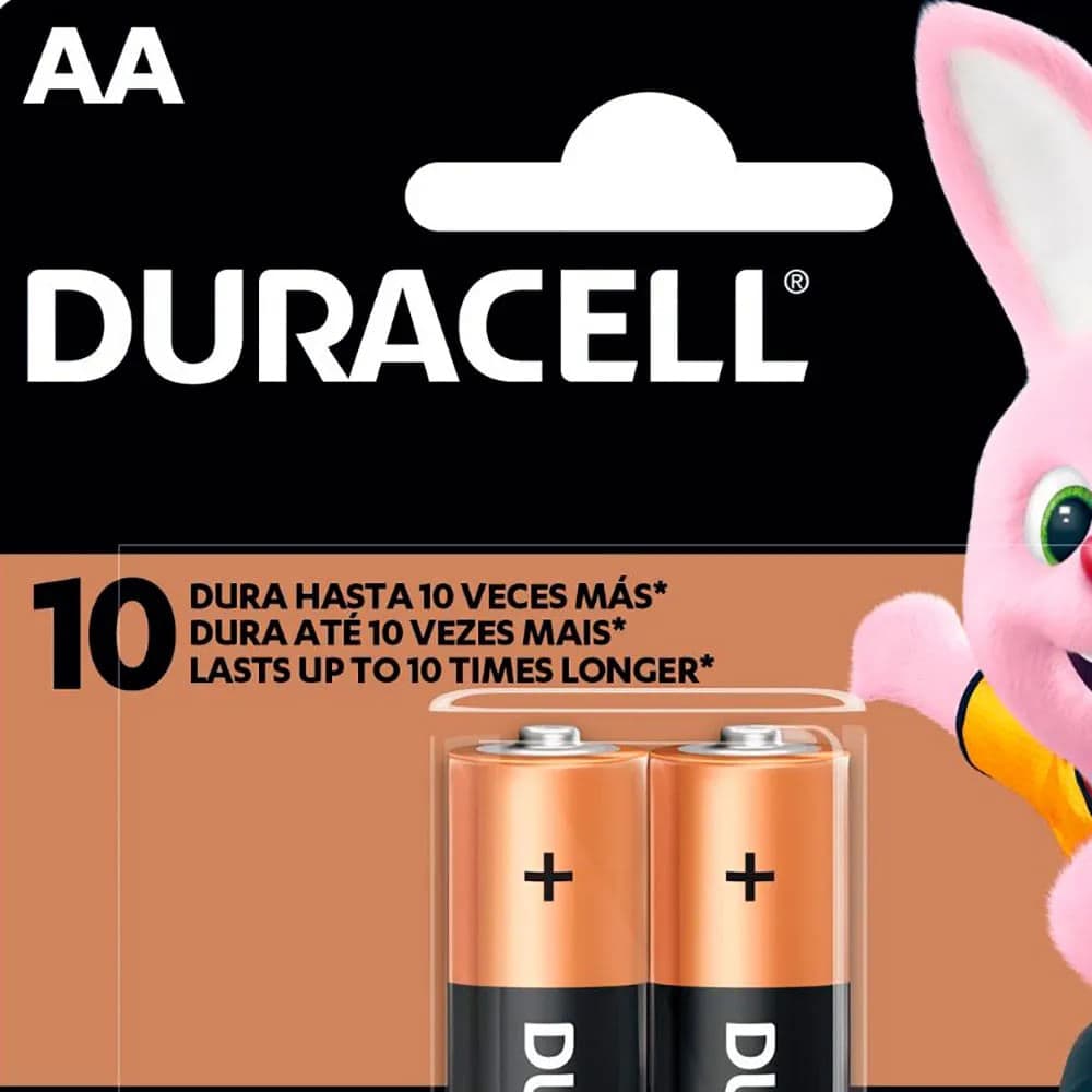 Pilha Aa Alcalina 2 Unidades - Duracell