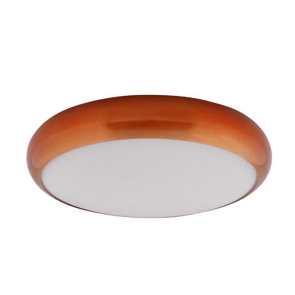 Plafon 3 Lâmpadas Cobre Metal e Plástico 4053 Pantoja&Carmona