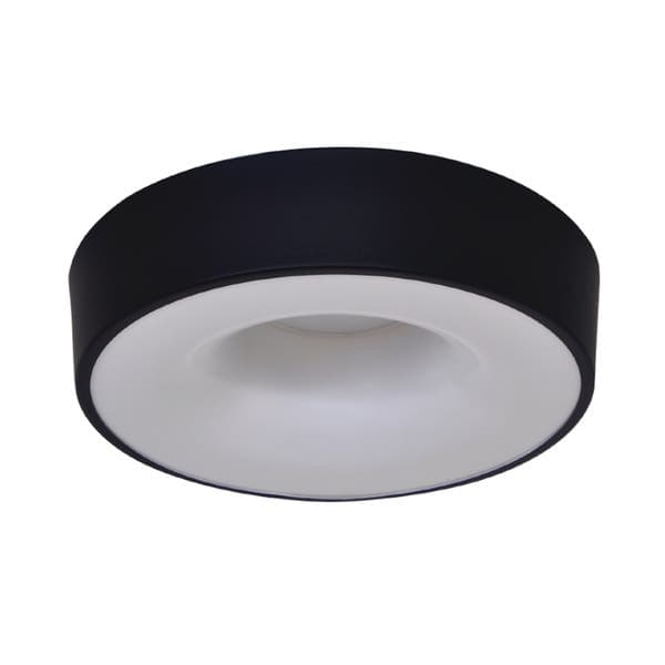 Plafon 3 lâmpadas Preto Alumínio Vênus Attena