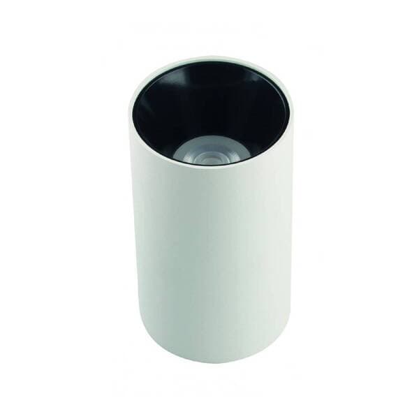 Plafon de Sobrepor Redondo Branco 8cm High End LLUMM Bronzearte