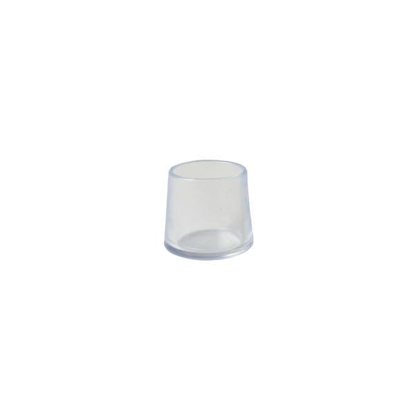 Ponteira para Móveis Redondo Plástico 16mm Transparente Standers