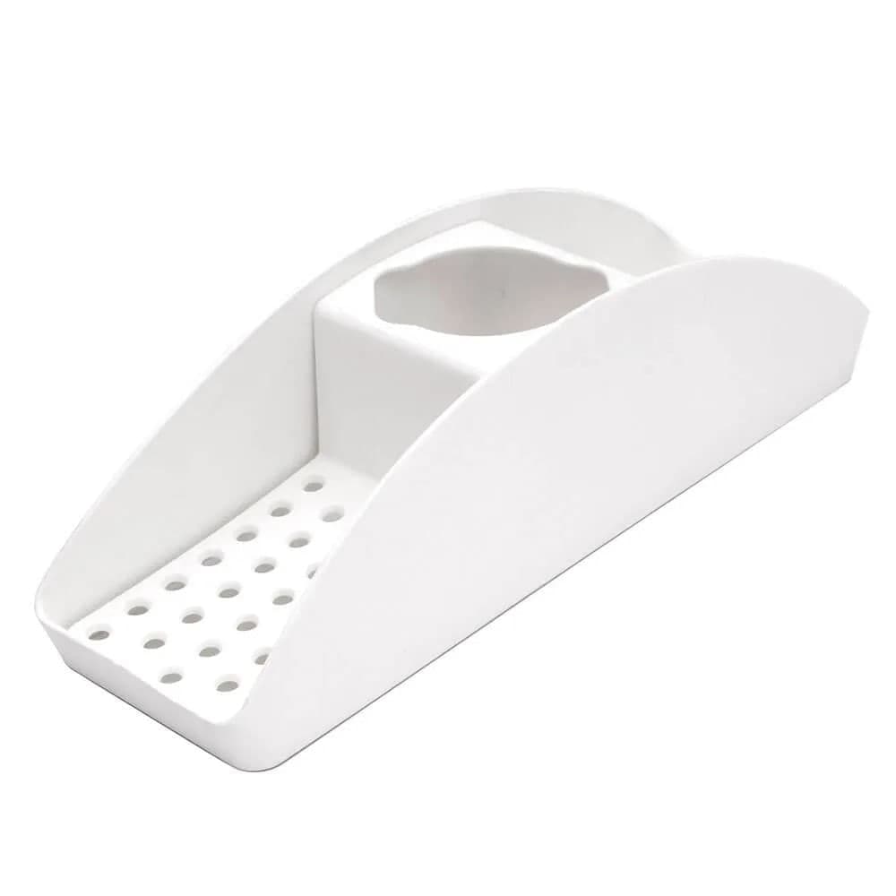 Porta Detergente e Esponja Branco - Coza