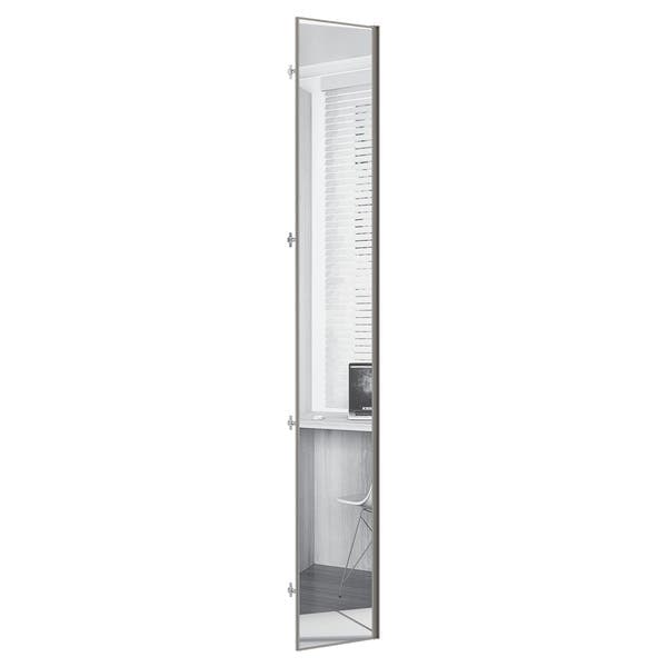Porta Dobradiça Reta Closet 40cm Espelho 39,6x227,8x1,5cm Prime Luciane