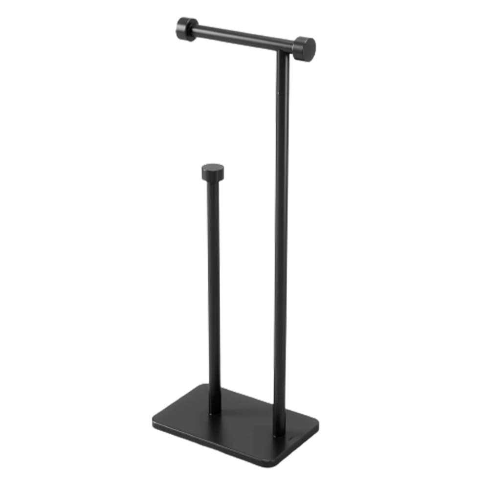 Porta Papel Higiênico de Aço Inox Umbra Cappa Preto 50X19CM