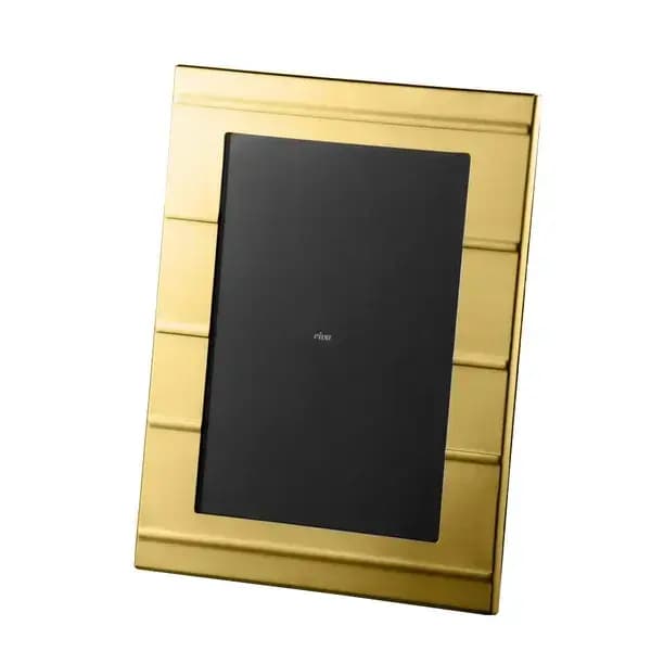 Porta-Retrato Carrara Friso Ouro 24K Riva