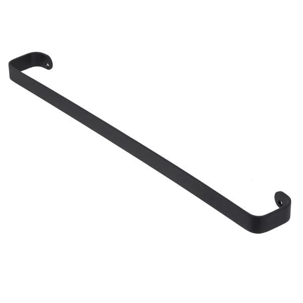 Porta Toalha de Banho Parede 48cm Ronda Black Fani
