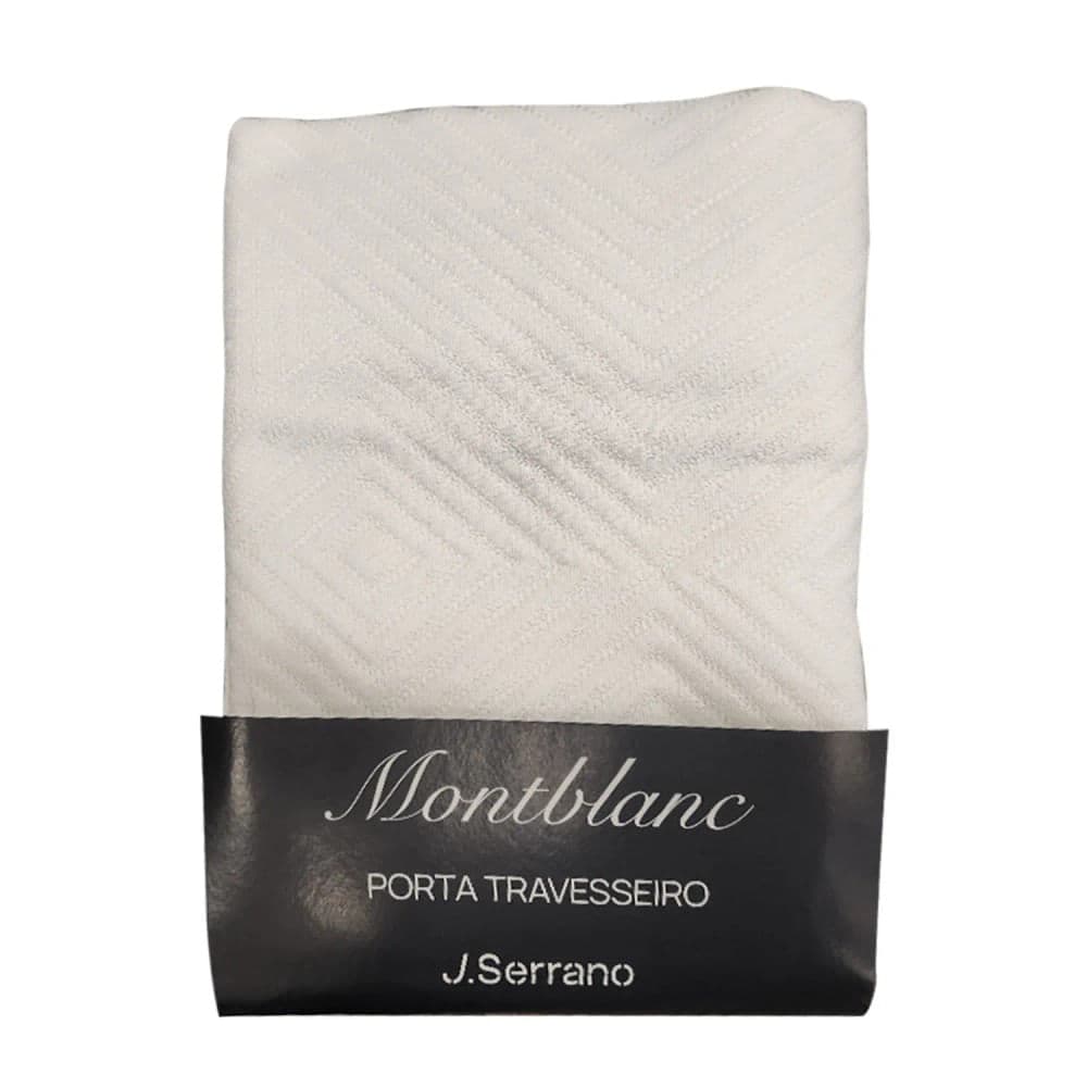 Porta Travesseiro M.blanc Cairo Branco Natural - Têxtil J.serrano