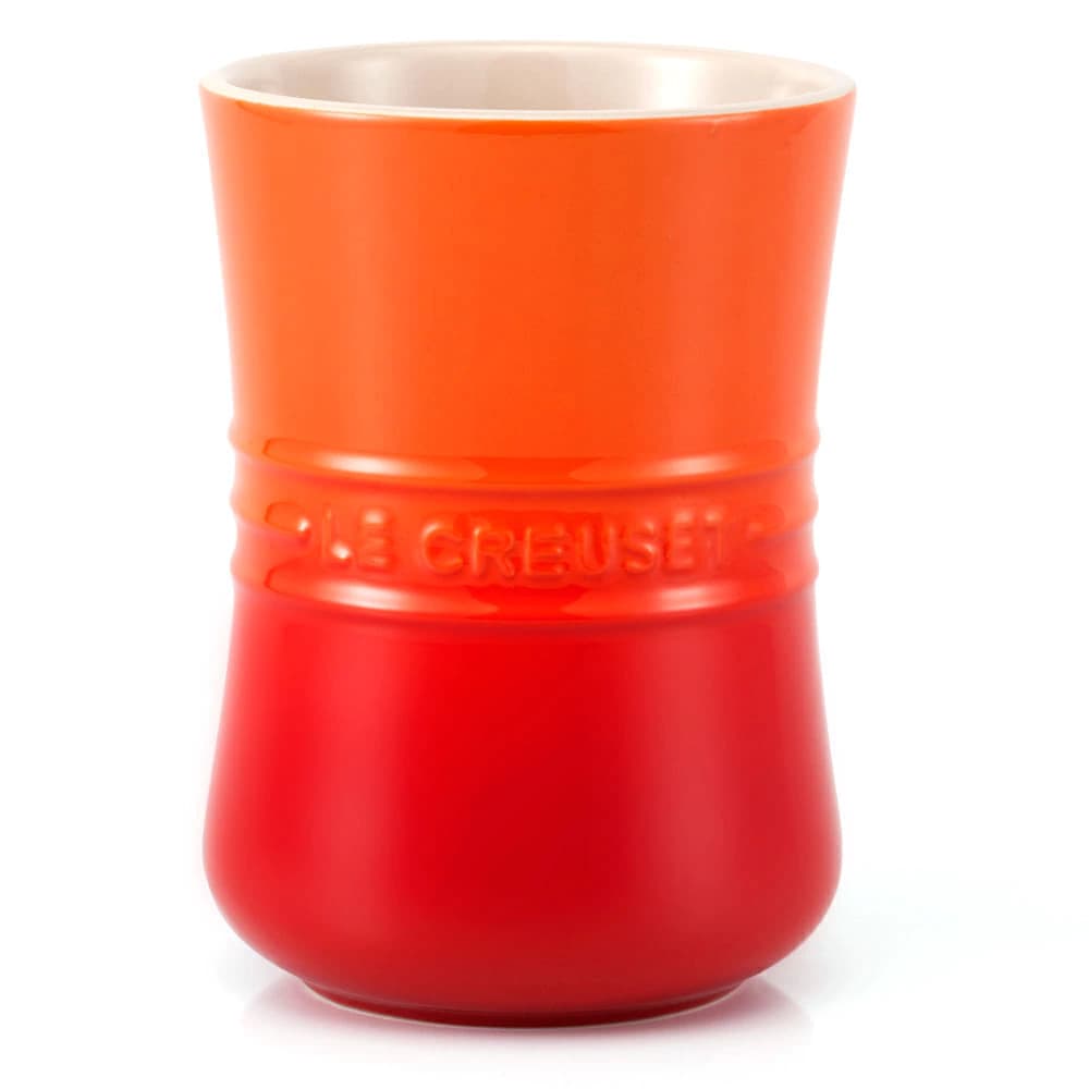 Porta Utensílios de Cerâmica Le Creuset Signature Laranja 11x16cm