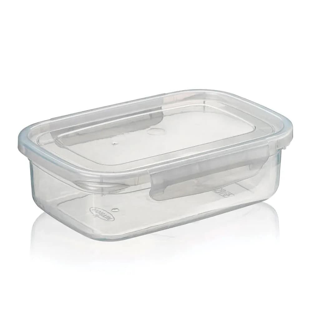 Pote com Travas Retangular 2,3l Transparente - Nitron