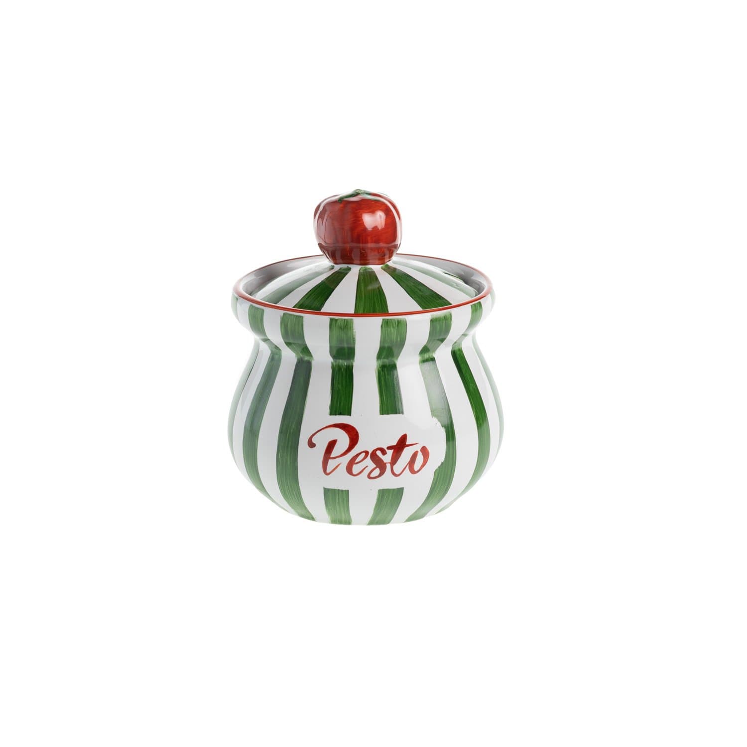 Pote em Cerâmica Molho Pesto Toscana Verde