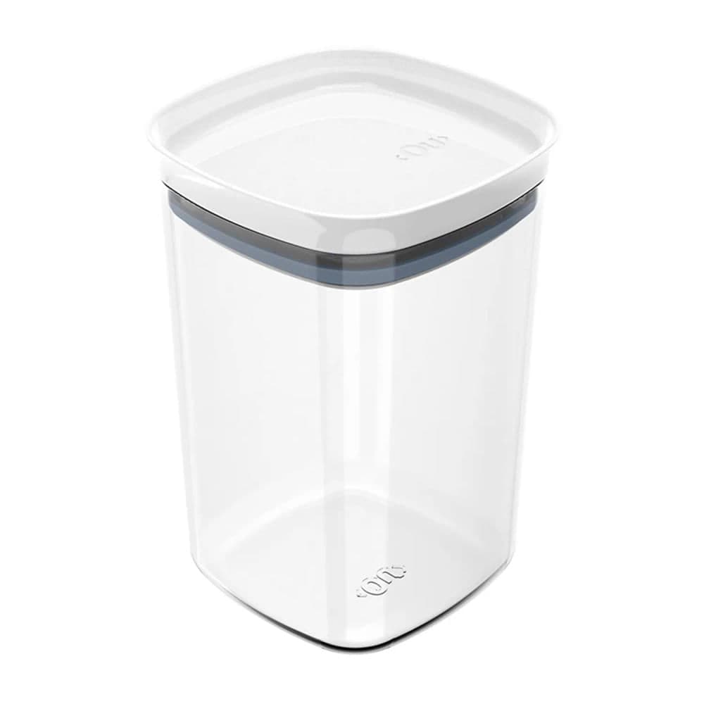 Pote Hermético Block Quadrado 1l Branco - Ou
