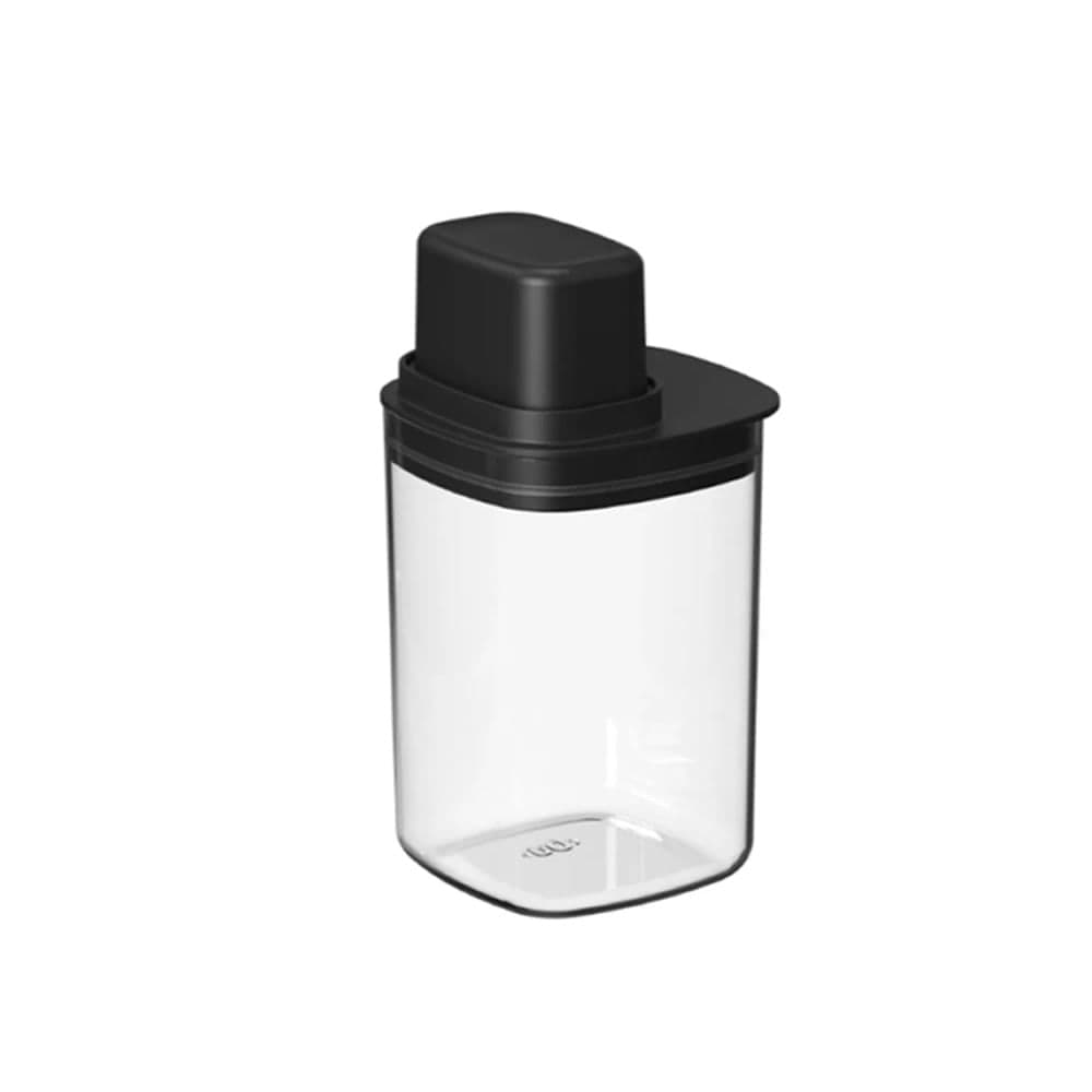 Pote Hermético com Medidor Drop 1l Preto - Ou