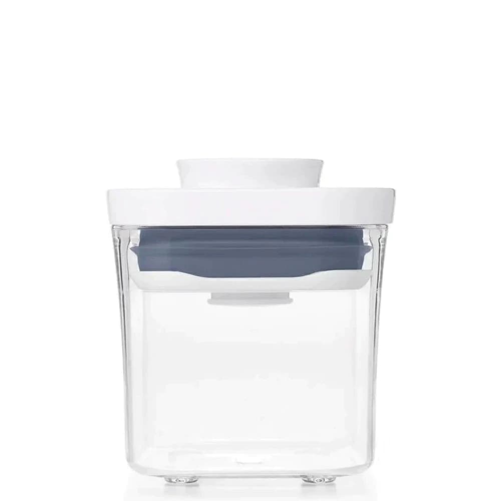 Pote Hermetico de Acrílico Pop Oxo Quadrado 200ml 4pçs