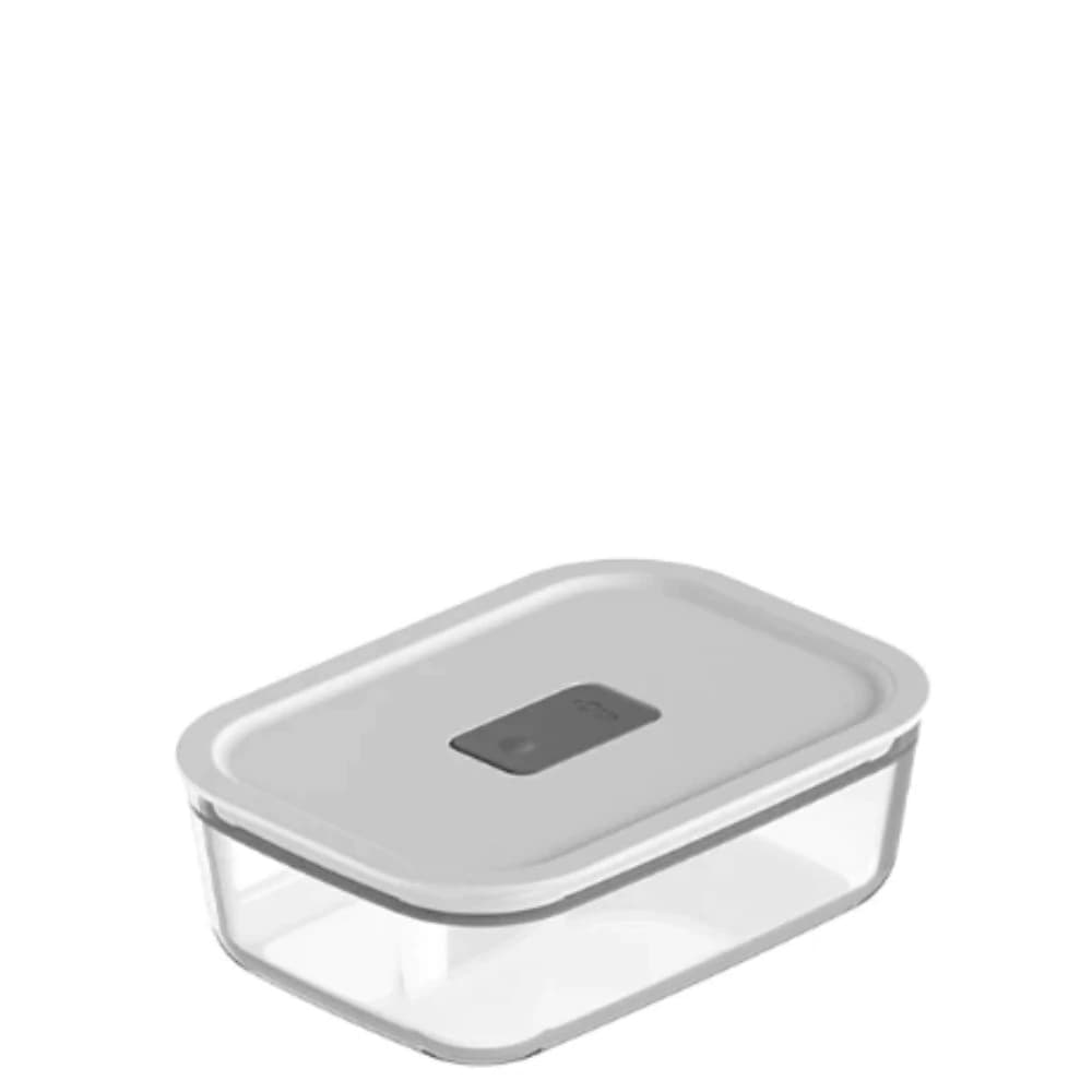 Pote Hermético de Vidro ou Fresh Lock Branco 850ml