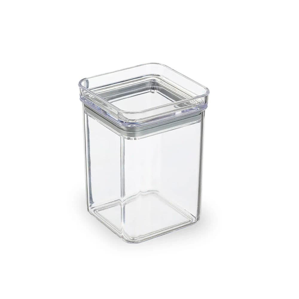 Pote Hermético Quadrado 180mL Transparente - Arthi