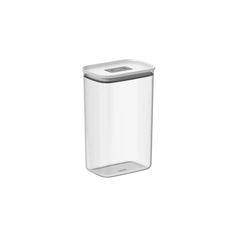 Pote Hermético Retangular Duo Lock 2,3l Branco - Ou