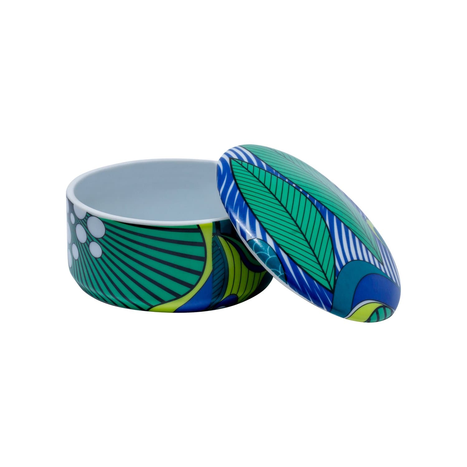 Pote Nivea Peacock com Tampa Verdejante Studio Cris Azevedo