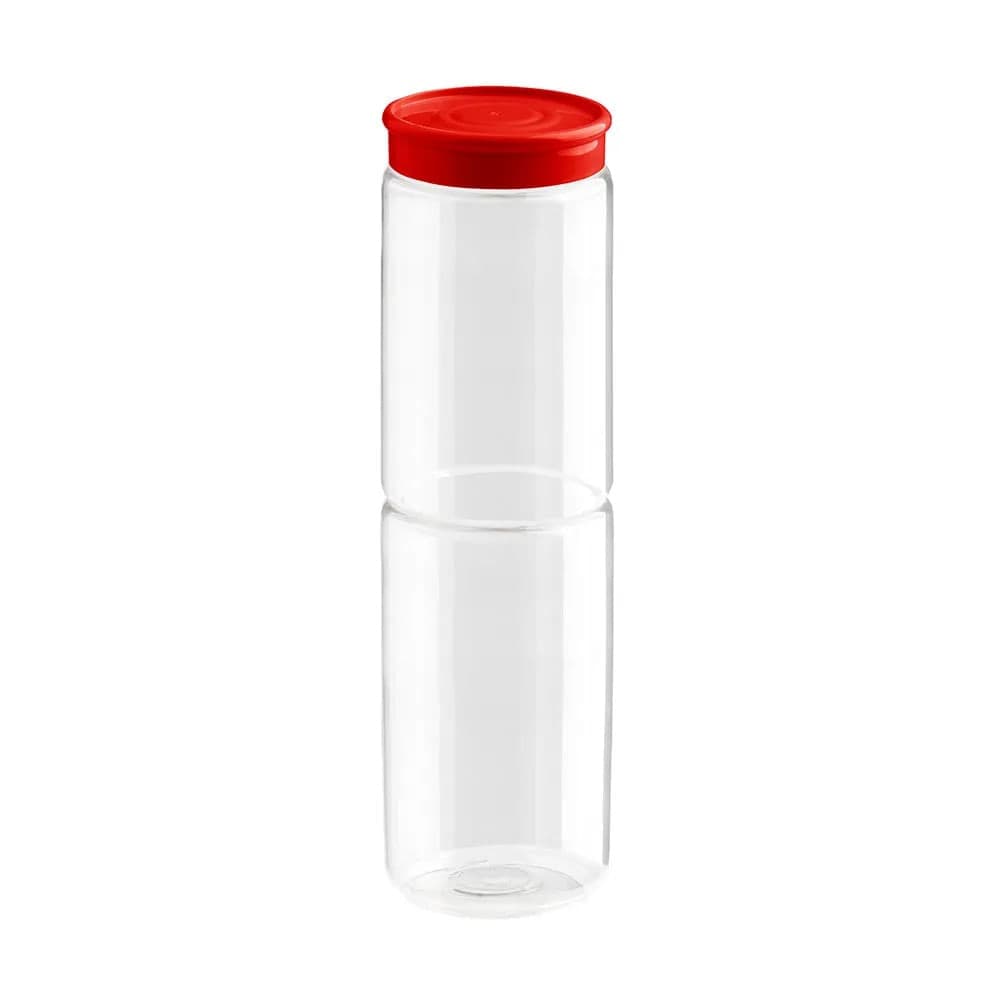 Pote Organiza Multidosador 730mL com Tampa Vermelha - Tiba