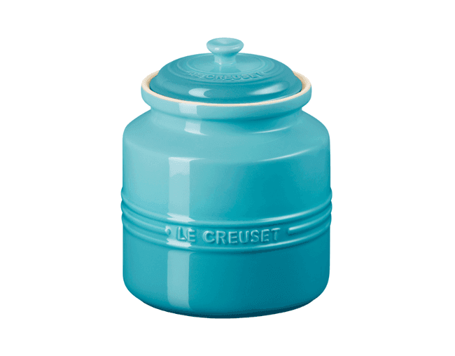 Pote Para Biscoito Le Creuset Azul Caribe 2,4L