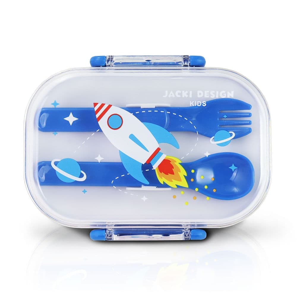 Pote para Lanche Infantil Piccolino 400mL Azul - Jacki Design